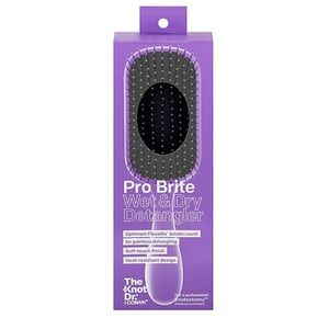 🆕 The Knot Dr. for Conair Pro Brite Wet & Dry Detangler Brush
